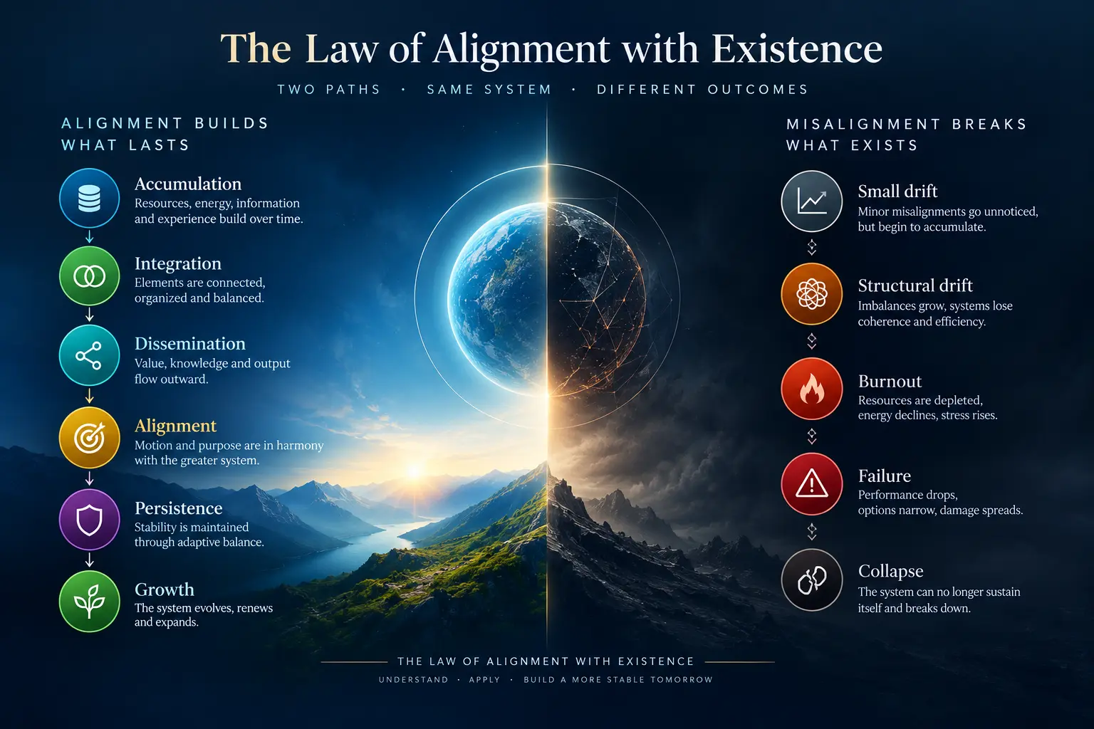 The Law of Alignment - Structural Drift and Alignment The Law of Alignment - Structural Drift
